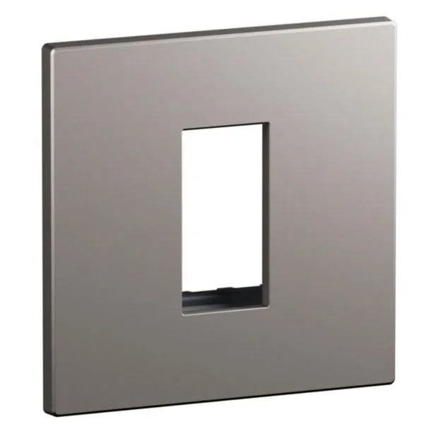AC1200MT-ART ADV COVER PLATE + FRAME 1M MATT TITANIUM
