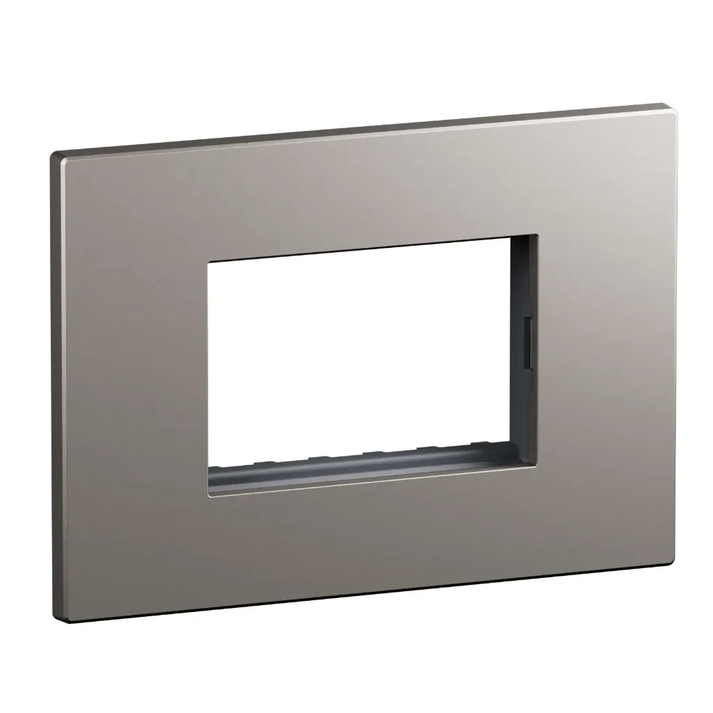 AC1202MT-ART ADV COVER PLATE + FRAME 3 M MATT TITANIUM