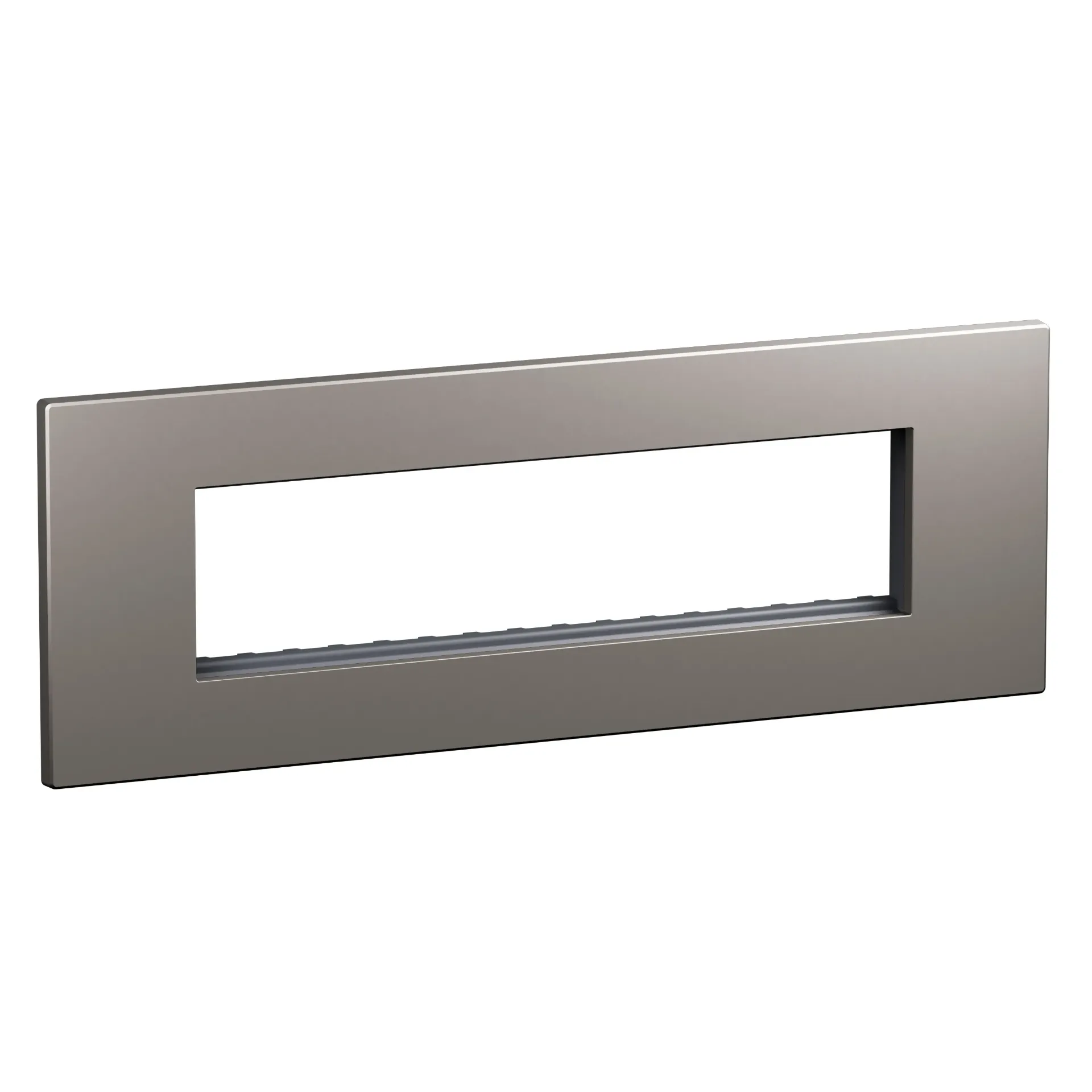 AC1207MT-ART ADV COVER PLATE + FRAME -8MODULE MATT TITANIUM