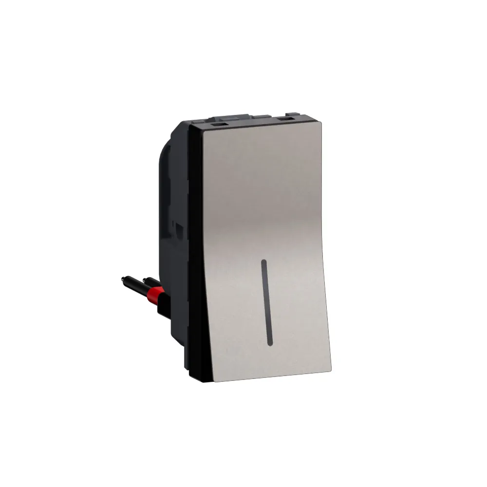 AC21118MT-ART ADV 16A Switch -1 Way WITH INDI MATT TITANIUM