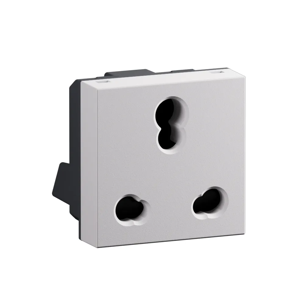 AC3166MW-ARTA -SOC 2M 6/16A 3PIN SHTER WH CL