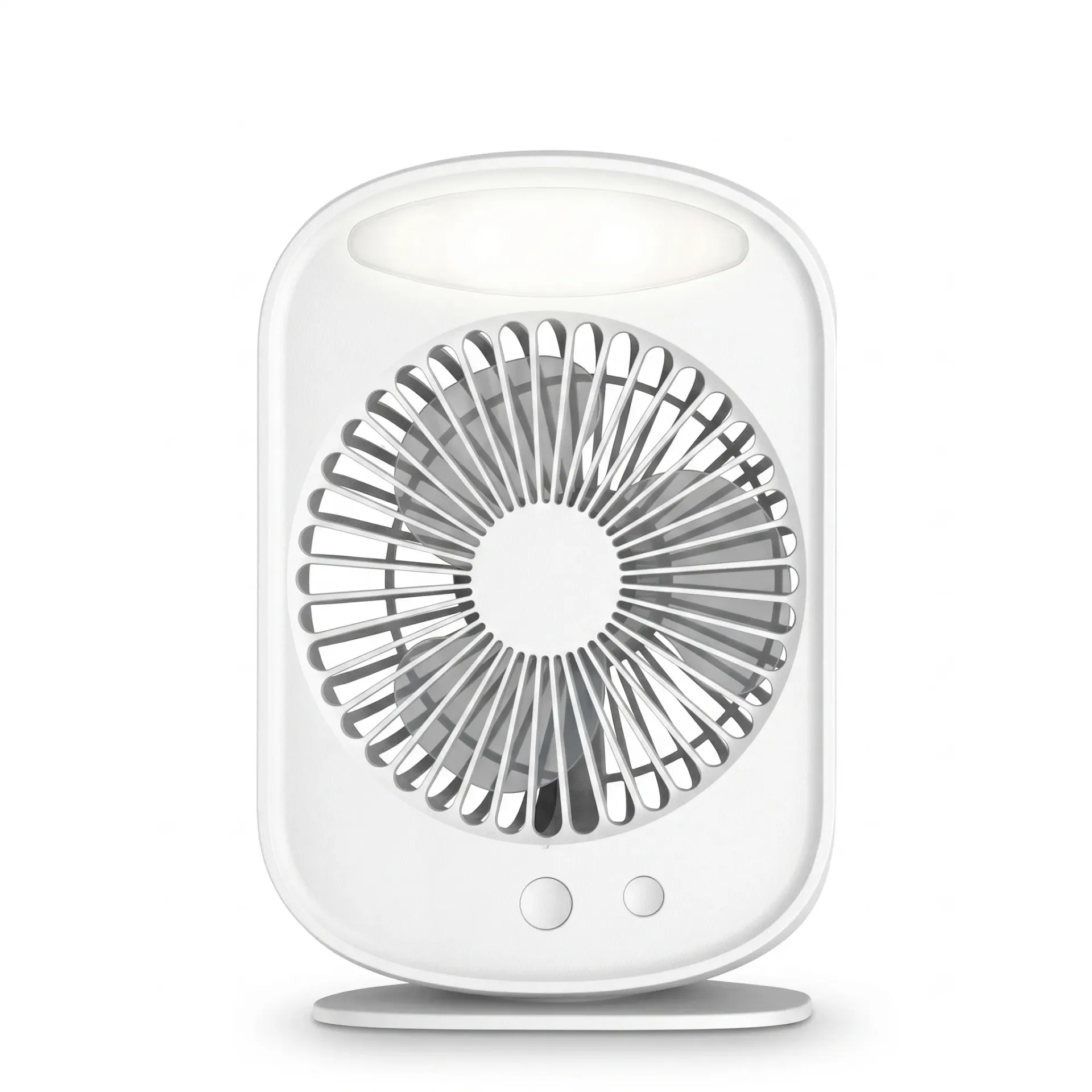 LED RECHARGEABLE TABLE LAMP WITH FAN 5W