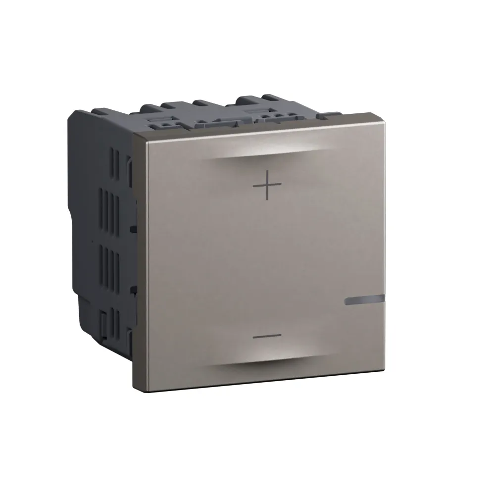 AC24104MT-Push Dimmer 125W Without Neutral - 2 Module