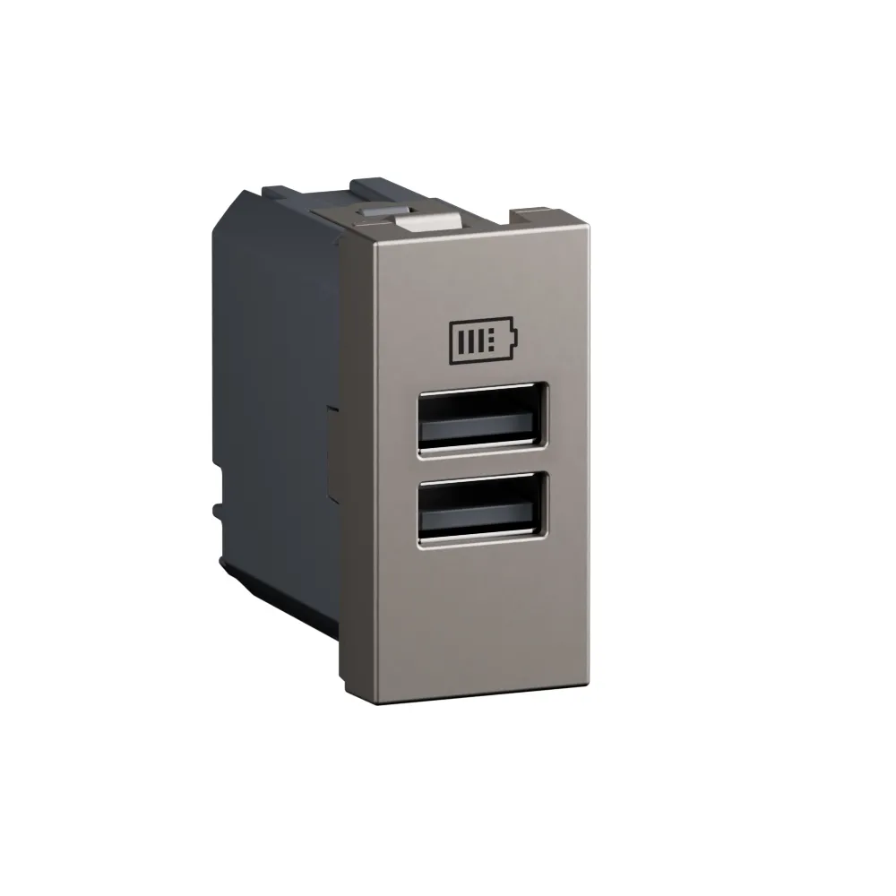 AC3410MT-USB Charger - 3000mA/15 Watts - Type A + A - 1 Module