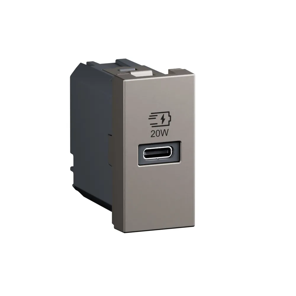 AC3409MT-USB Charger - Power Delivery - 20 Watts - Type C - 1 Module