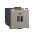 AC3401MT-USB Charger - Power Delivery - 45 Watts - Type C - 2 Module