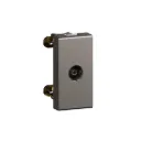 AC4110MT- TV Co - axial Socket -  1 Module